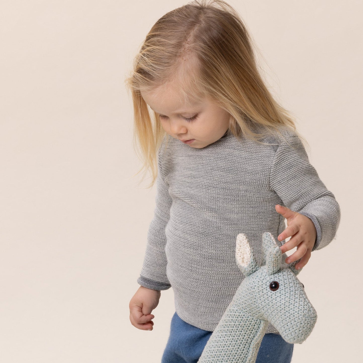 Disana Baby/Toddler Sweater, Melange Merino Wool Knit: PRE-ORDER