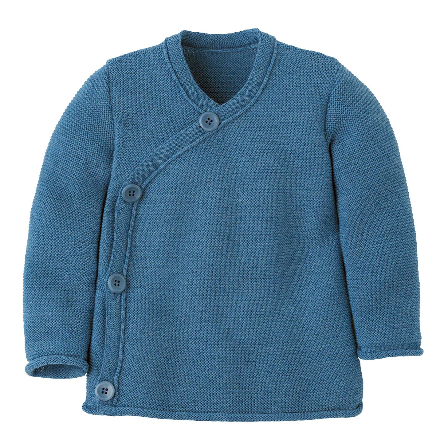 Disana Baby Sweater with Button Closure, Merino Wool Knit: PRE-ORDER