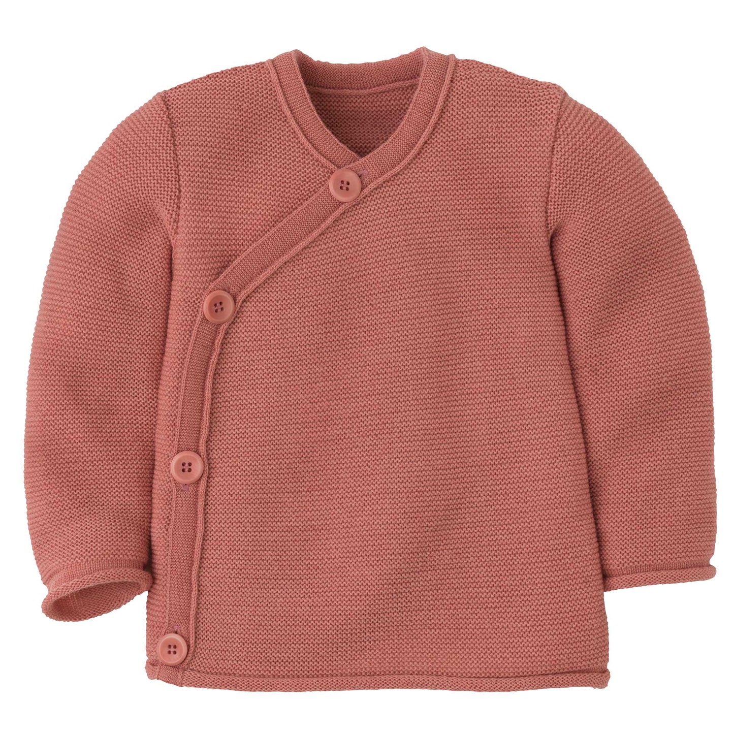 Disana Baby Sweater with Button Closure, Merino Wool Knit: PRE-ORDER