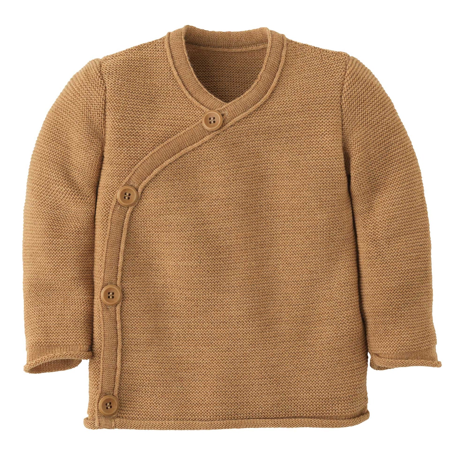 Disana Baby Sweater with Button Closure, Merino Wool Knit: PRE-ORDER