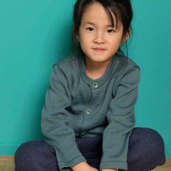 Disana Toddler/Child Cardigan, Merino Wool Knit: PRE-ORDER