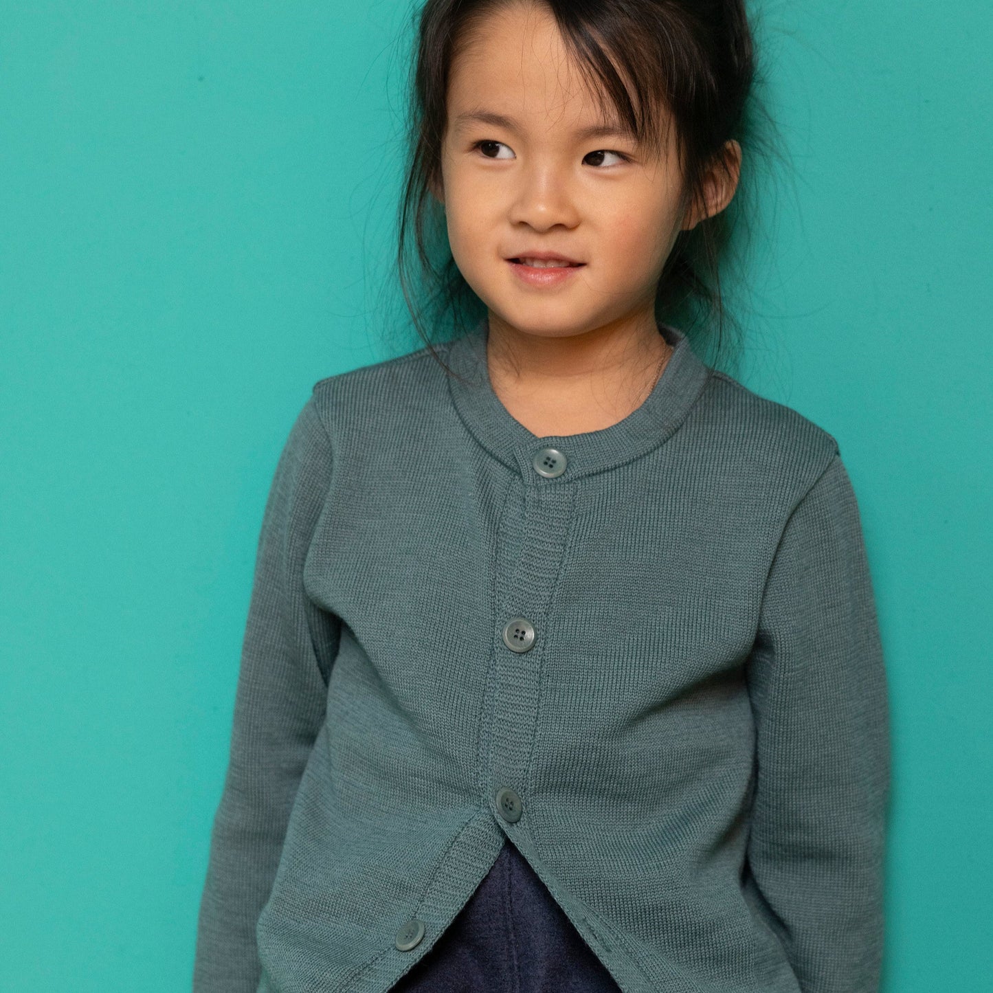 Disana Toddler/Child Cardigan, Merino Wool Knit: PRE-ORDER