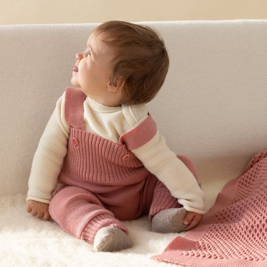 Disana Baby/Toddler Pants with Straps, Knitted Merino: PRE-ORDER