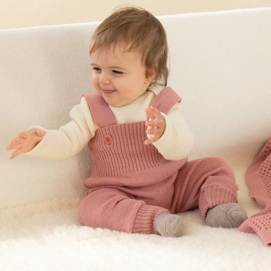 Disana Baby/Toddler Pants with Straps, Knitted Merino: PRE-ORDER