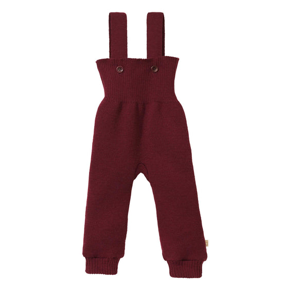 Disana Baby/Toddler Pants with Straps, Knitted Merino: PRE-ORDER
