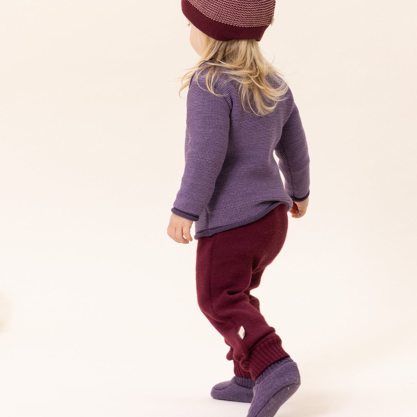Disana Baby/Toddler Pants with Straps, Knitted Merino: PRE-ORDER