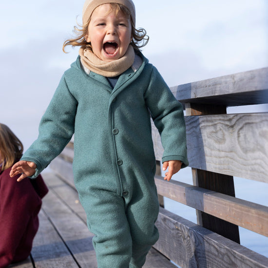 Disana Baby/Toddler Overall with Buttons, Boiled Wool: PRE-ORDER