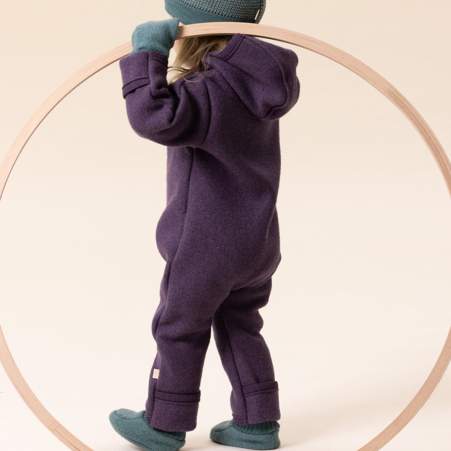 Disana Baby/Toddler Overall with Buttons, Boiled Wool: PRE-ORDER