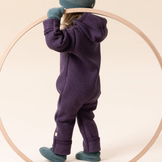 Disana Baby/Toddler Overall with Buttons, Boiled Wool: PRE-ORDER