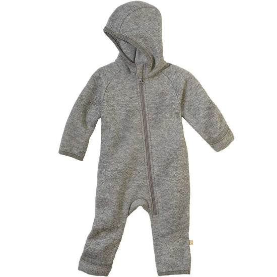 Salopette en laine bouillie pour bébé/jeune enfant Disana avec fermeture éclair : PRÉCOMMANDE