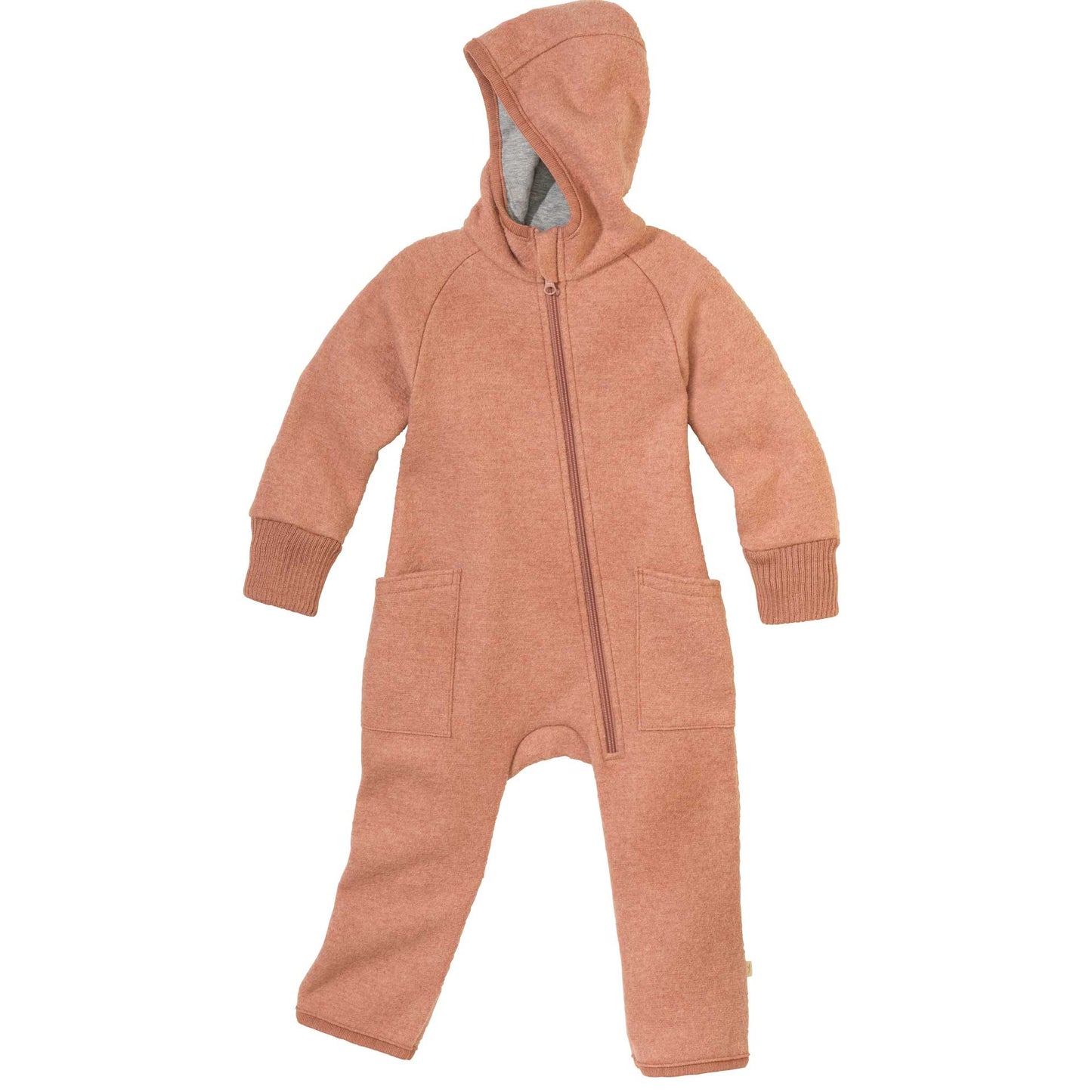 Salopette en laine bouillie pour bébé/jeune enfant Disana avec fermeture éclair : PRÉCOMMANDE