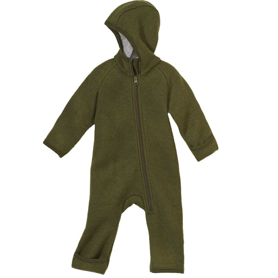 Salopette en laine bouillie pour bébé/jeune enfant Disana avec fermeture éclair : PRÉCOMMANDE