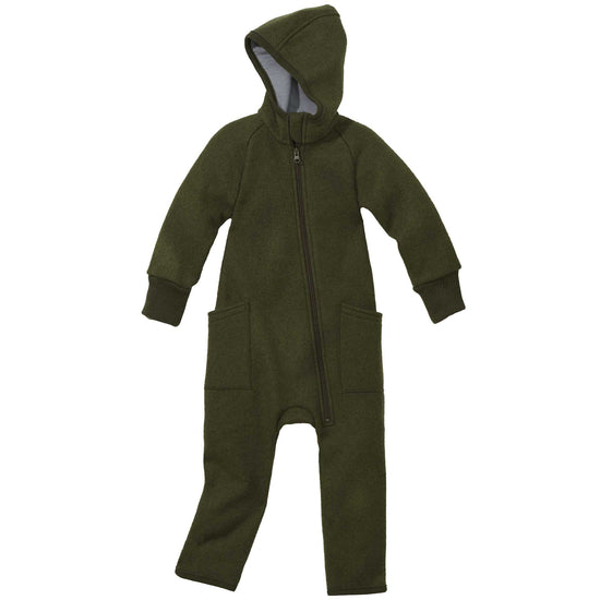 Salopette en laine bouillie pour bébé/jeune enfant Disana avec fermeture éclair : PRÉCOMMANDE