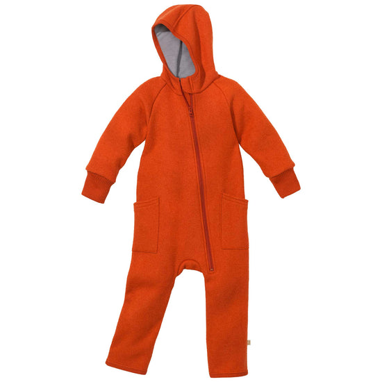 Salopette en laine bouillie pour bébé/jeune enfant Disana avec fermeture éclair : PRÉCOMMANDE