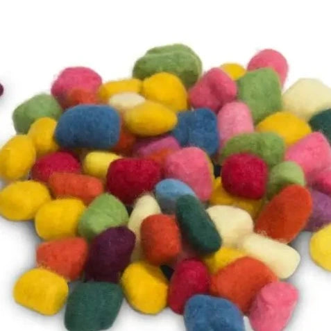 Filges Felt Beads- Assorted Colours