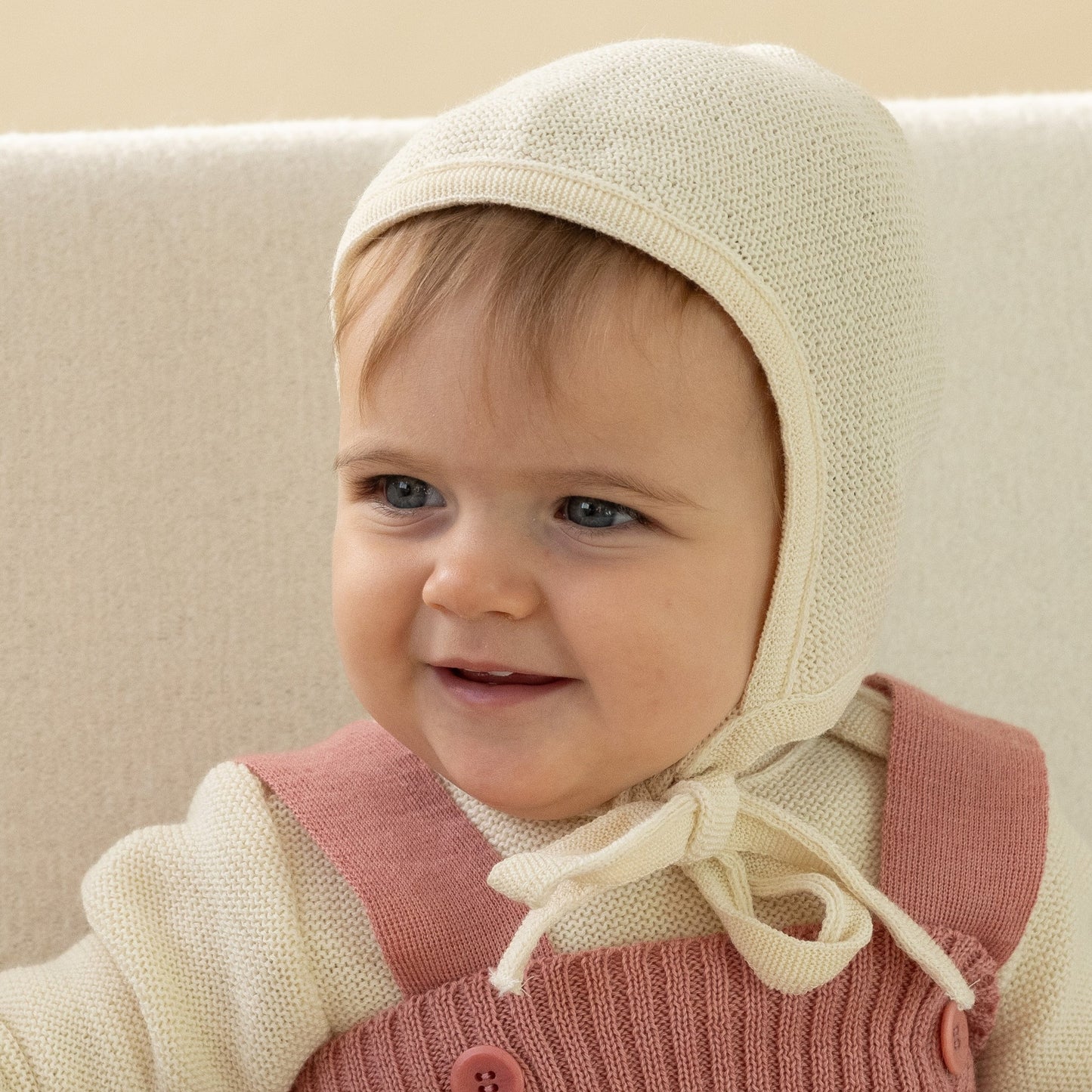 Disana Baby Bonnet, Merino Wool Knit: PRE-ORDER
