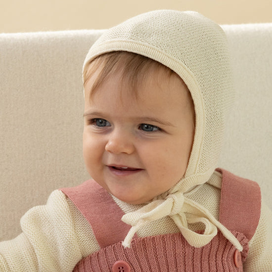 Disana Baby Bonnet, Merino Wool Knit: PRE-ORDER