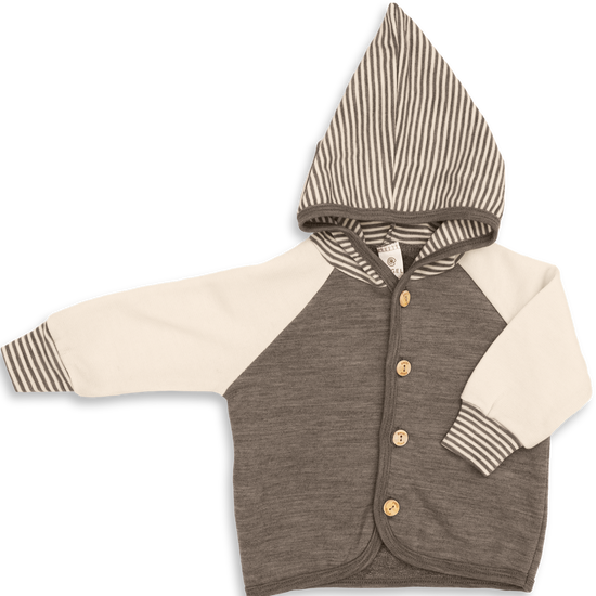 Veste bébé/jeune enfant Engel, laine éponge : PRÉCOMMANDE