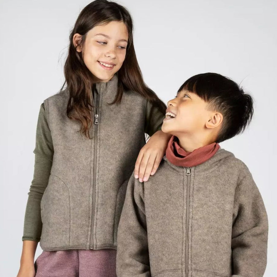 Engel Child Vest, Wool Fleece: PRE-ORDER25