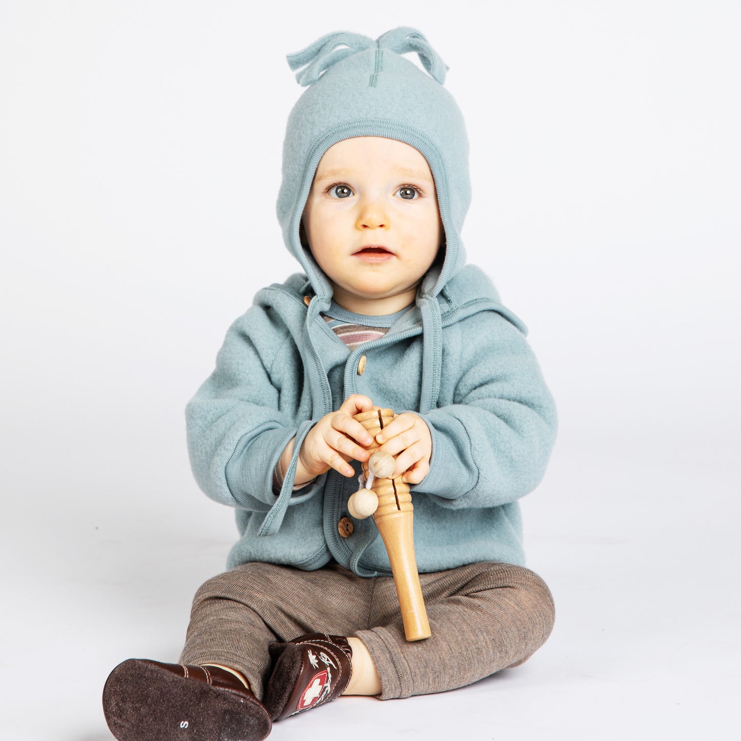 Engel Baby/Toddler/Child Hooded Jacket, Wool Fleece: PRE-ORDER