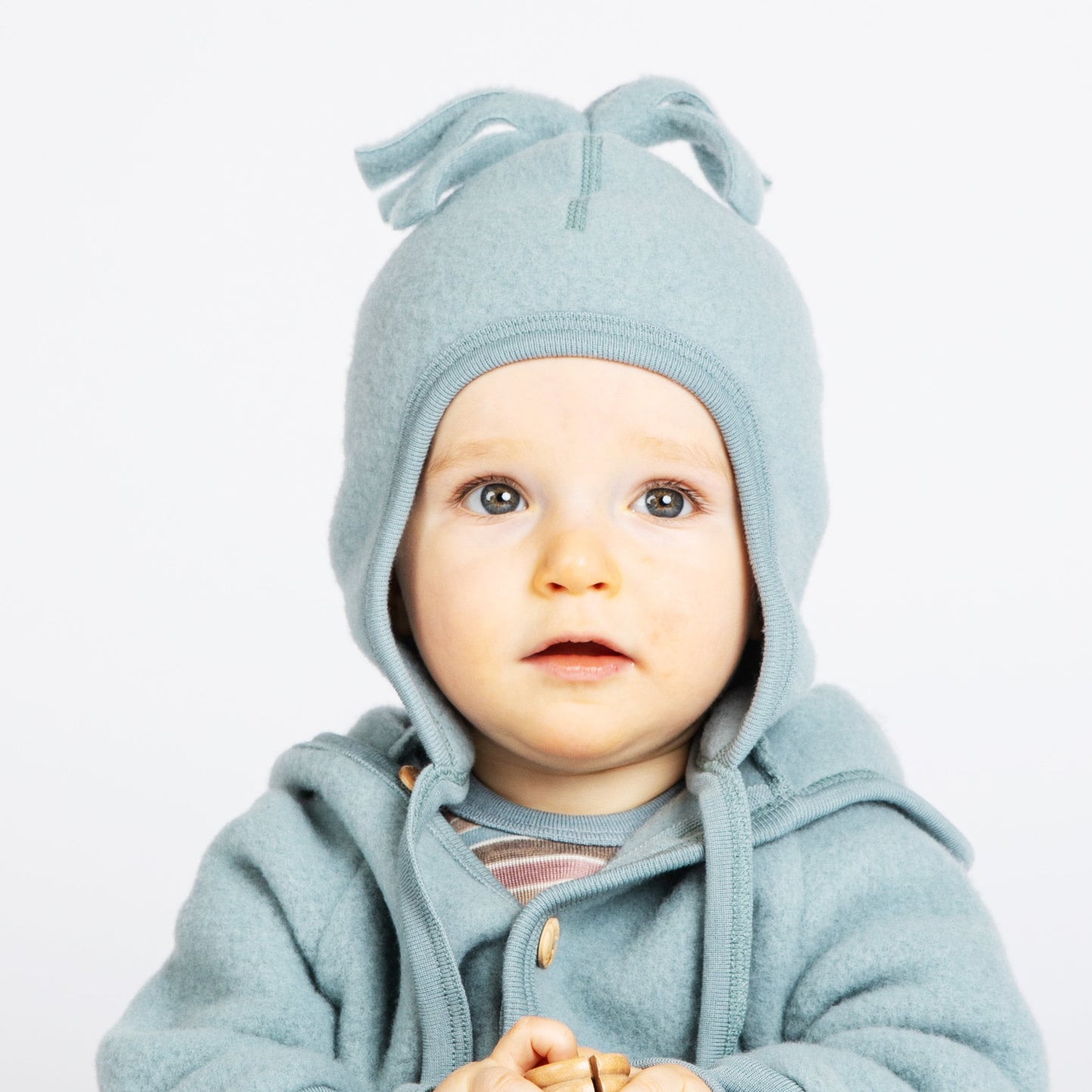 Bonnet Engel pour bébé, laine polaire