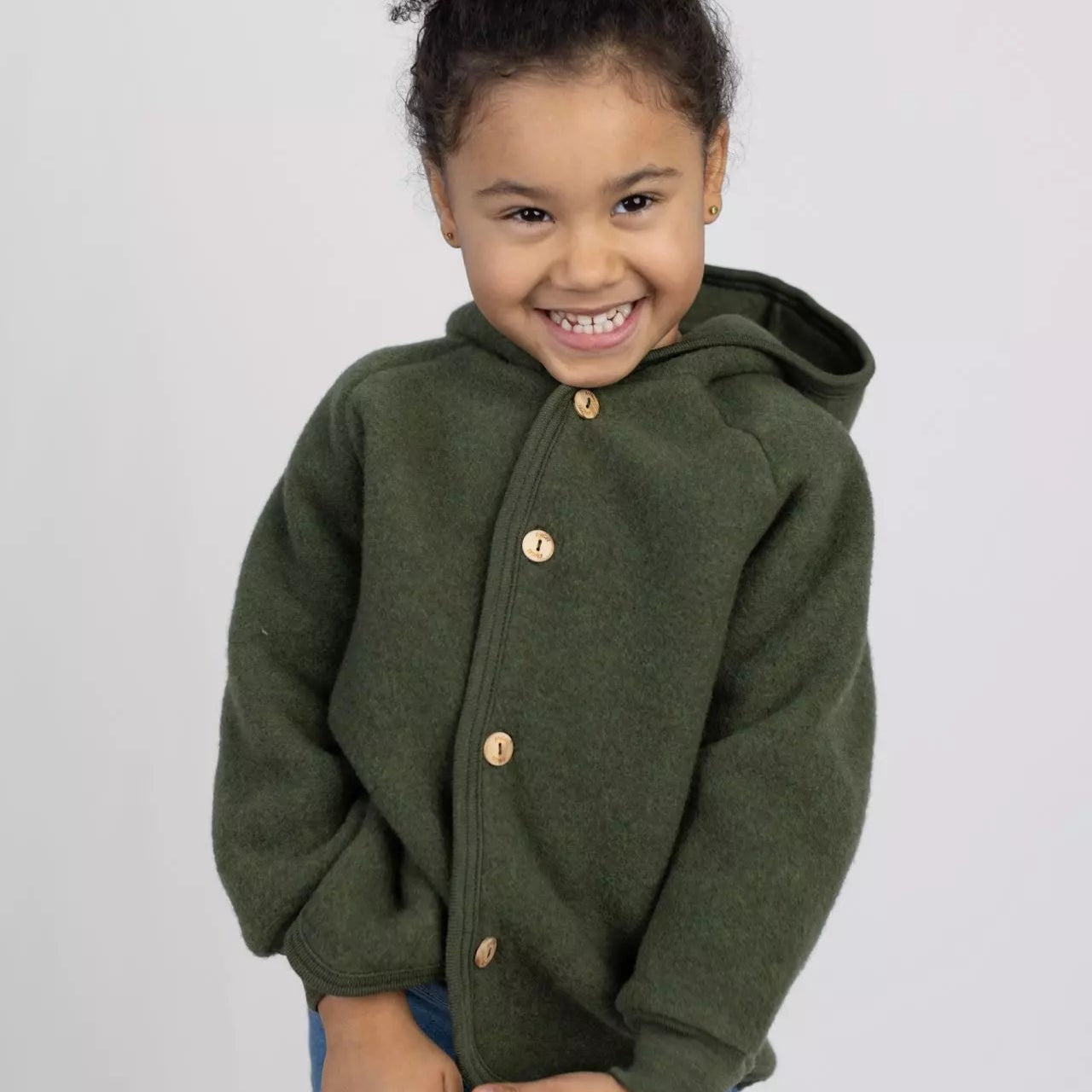 Engel Baby/Toddler/Child Hooded Jacket, Wool Fleece: PRE-ORDER