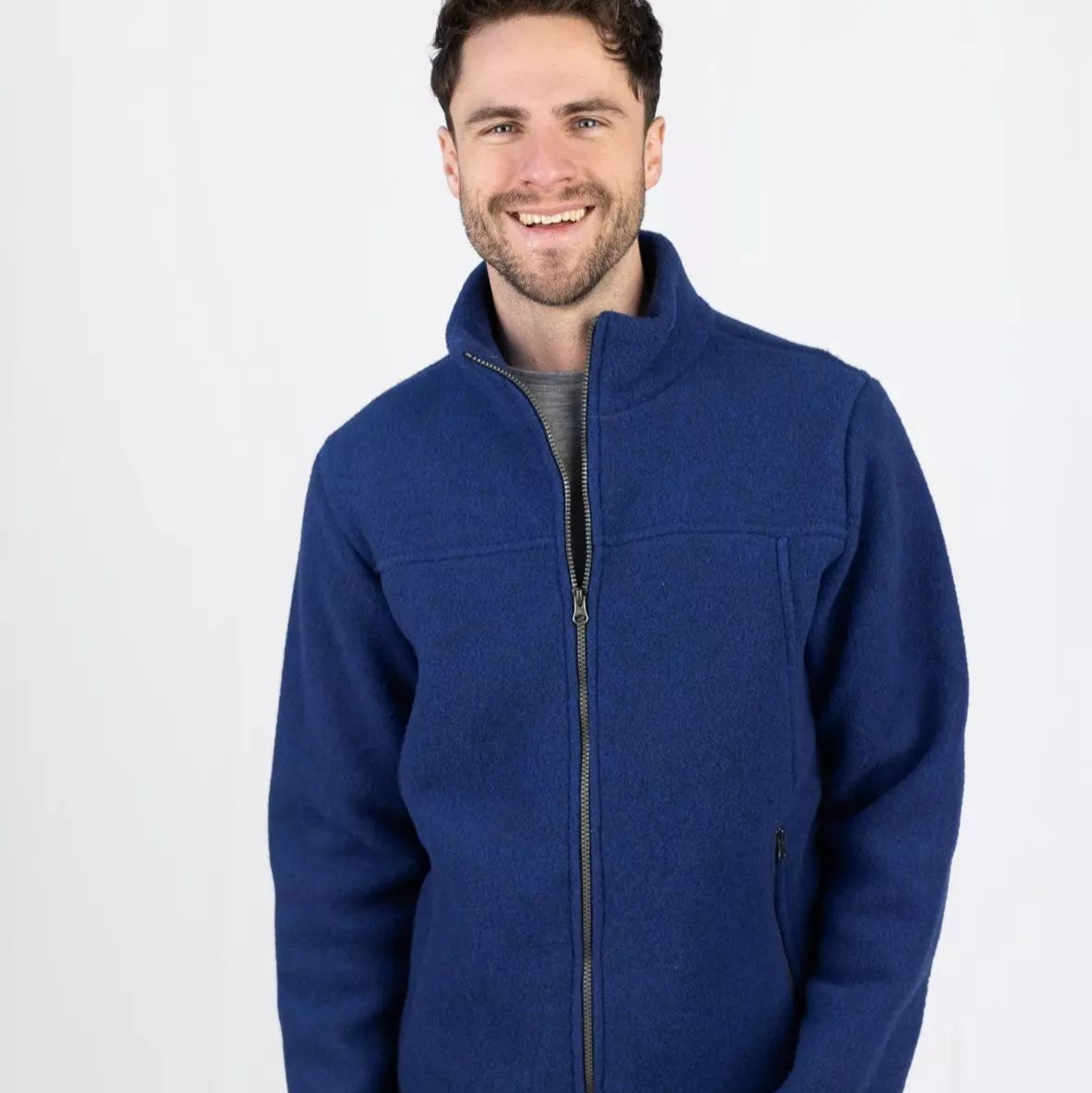 Engel Men Jacket, Merino Wool Fleece: PRE-ORDER