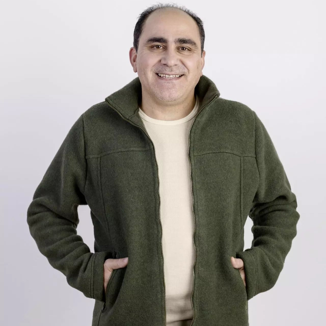 Engel Men Jacket, Merino Wool Fleece: PRE-ORDER