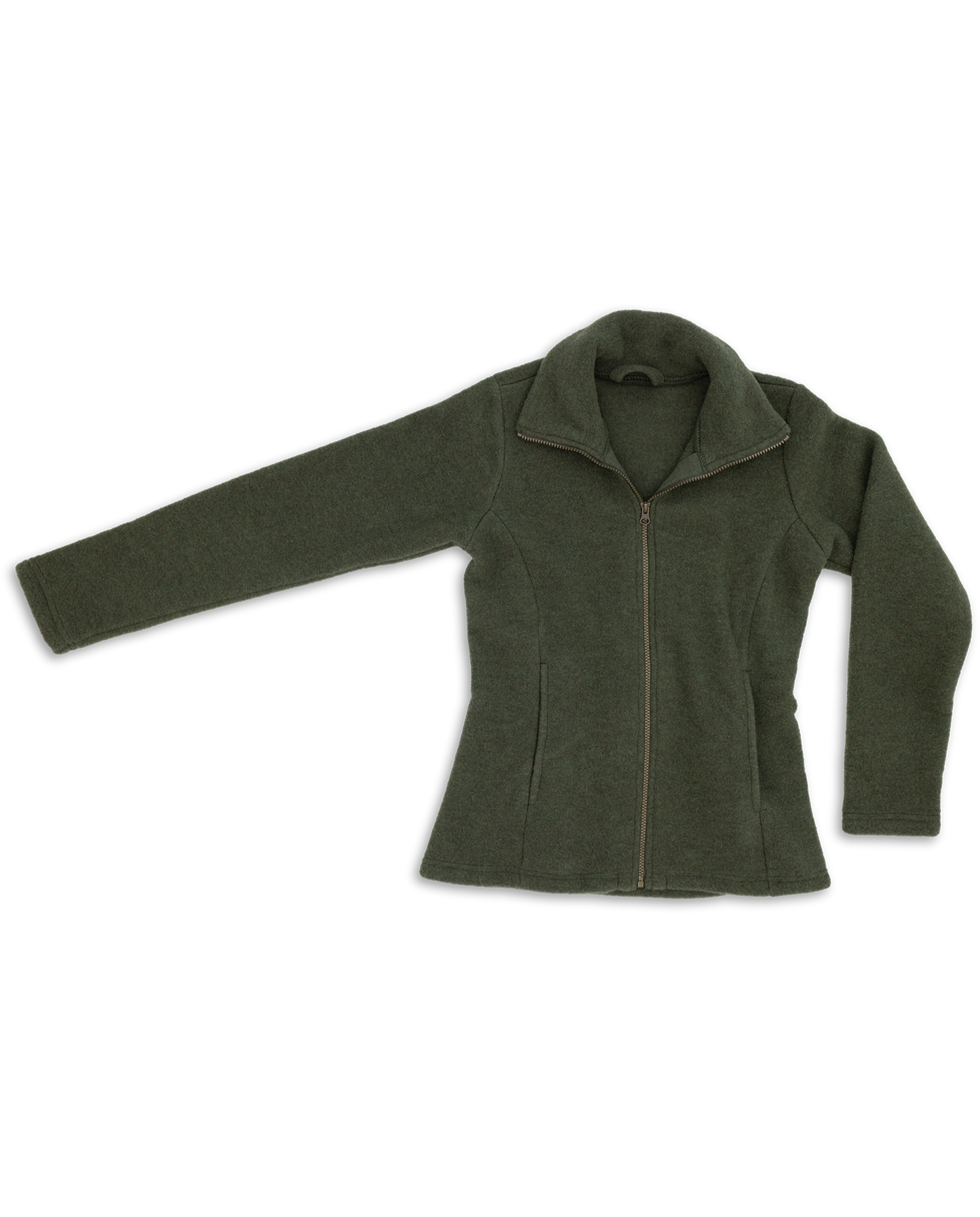 Engel Veste ajustée pour femme, polaire de laine mérinos