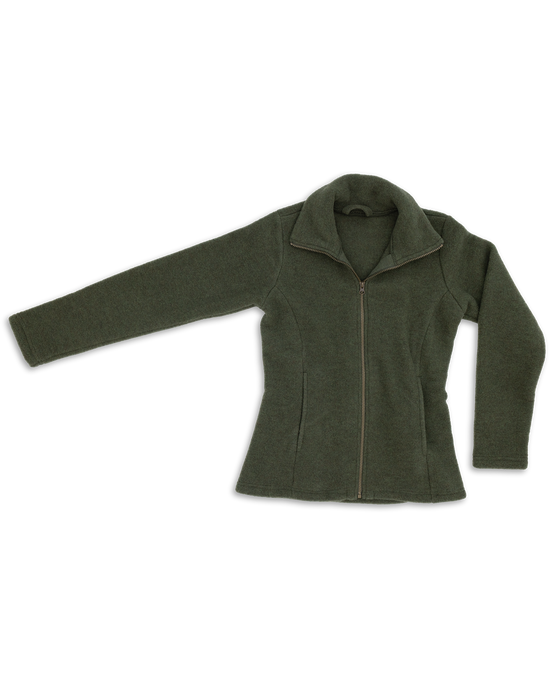 Engel Veste ajustée pour femme, polaire de laine mérinos
