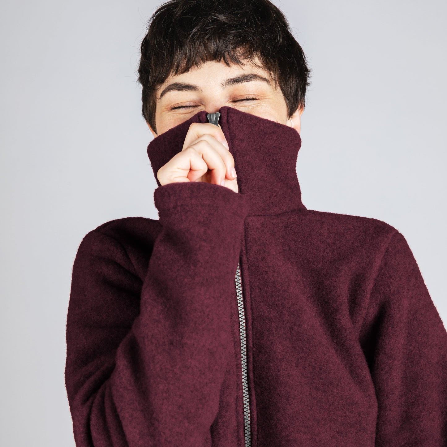 Veste ajustée pour femme Engel, polaire en laine mérinos : PRÉCOMMANDE