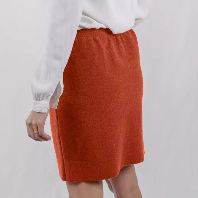 Jupe en laine bouillie pour femme Engel : PRÉCOMMANDE