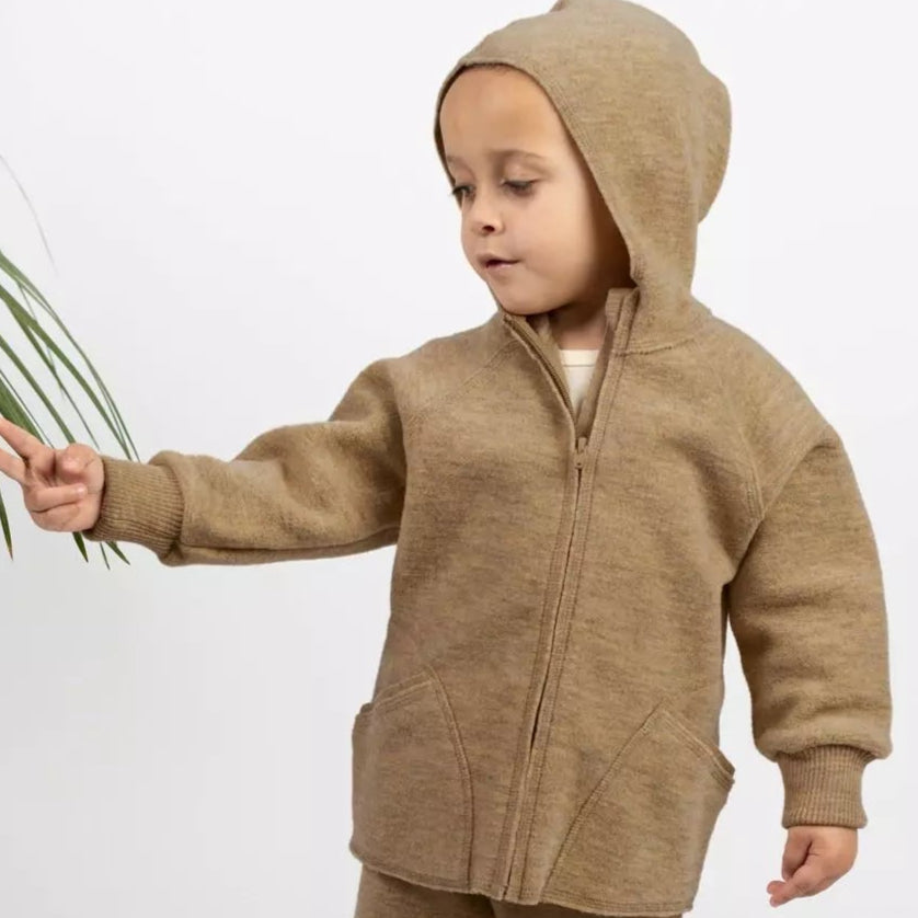 Veste Engel pour tout-petit/enfant, laine bouillie : PRÉCOMMANDE