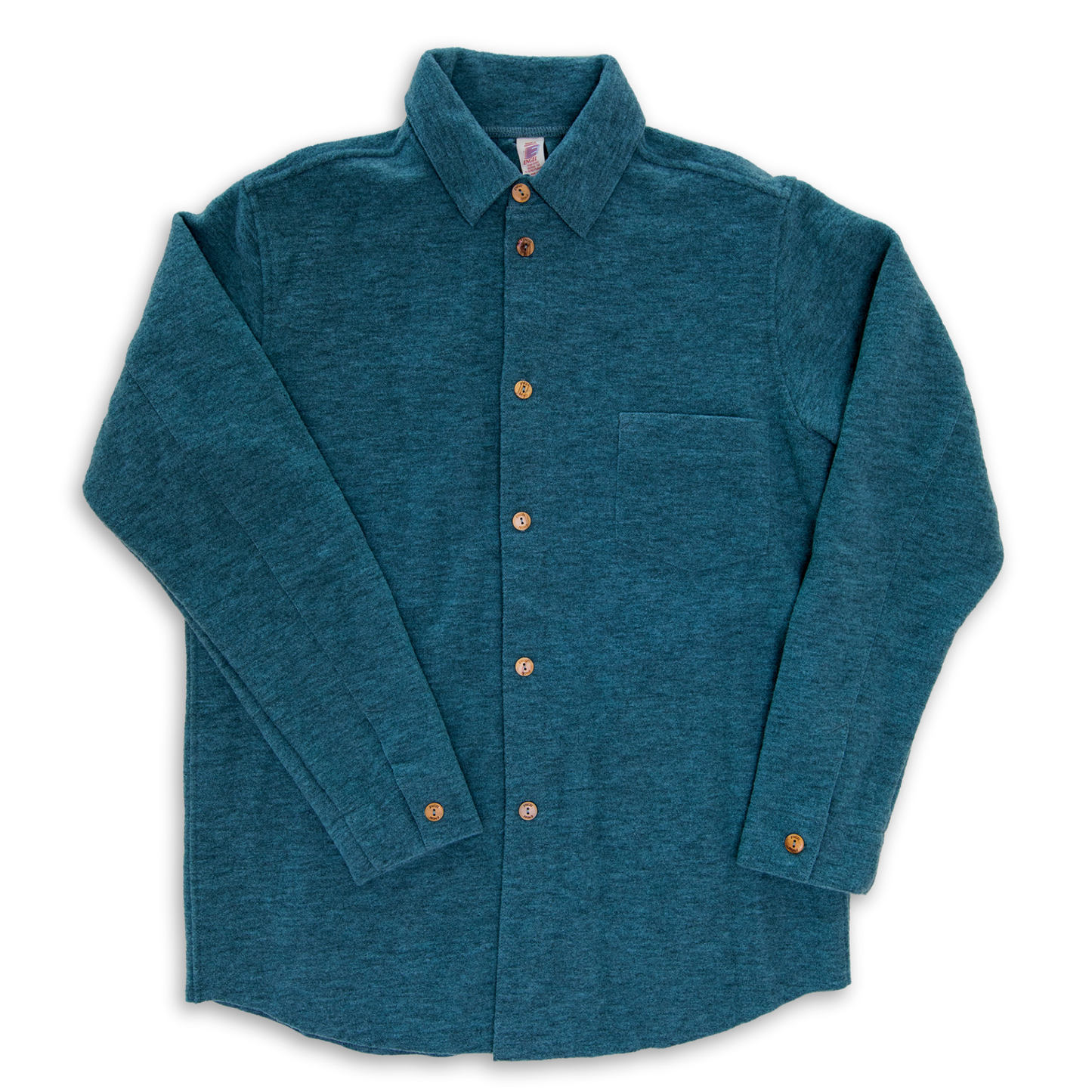 Chemise boutonnée unisexe Engel, laine bouillie : PRÉCOMMANDE