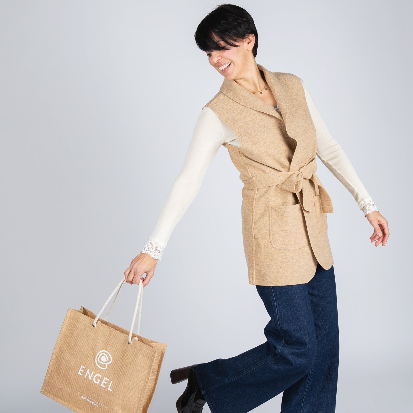Manteau en laine bouillie pour femme Engel : PRÉCOMMANDE