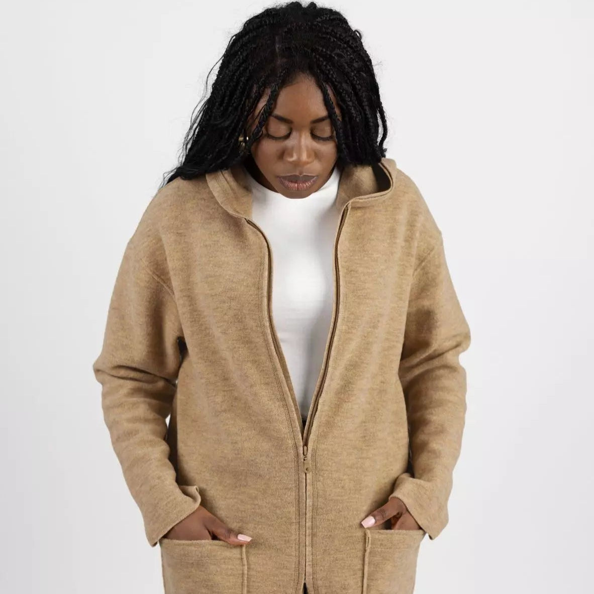 Engel Women's Boiled Wool Coat: PRE-ORDER ONLY