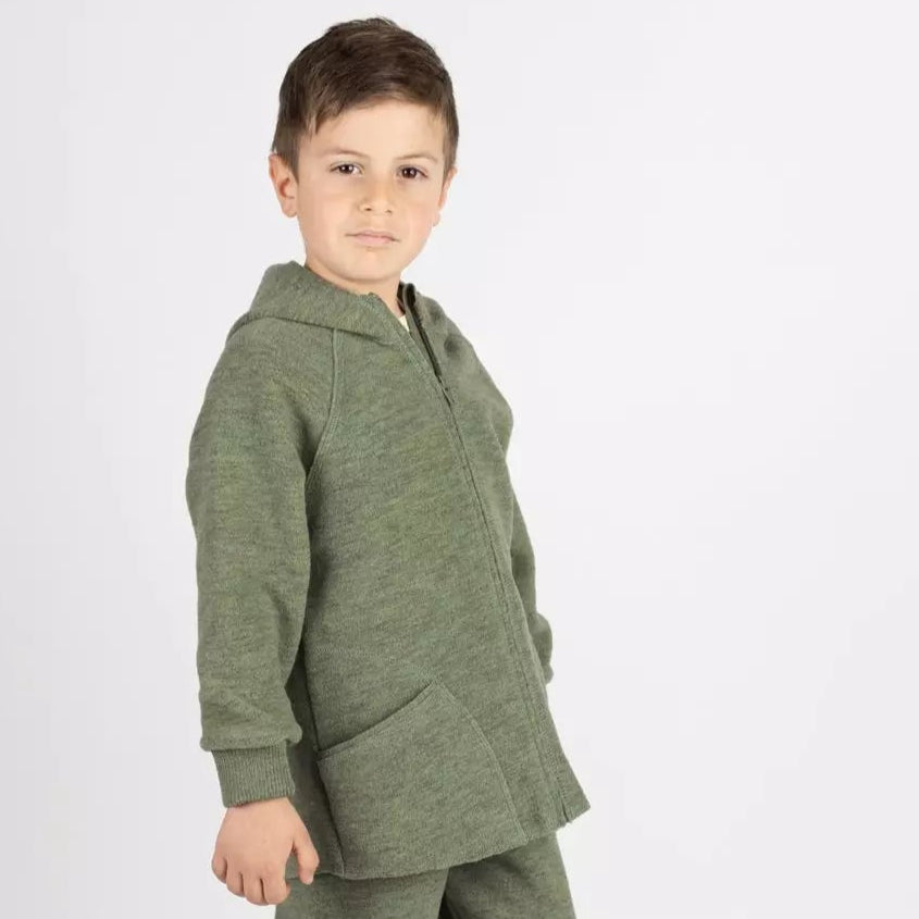 Veste Engel pour tout-petit/enfant, laine bouillie : PRÉCOMMANDE