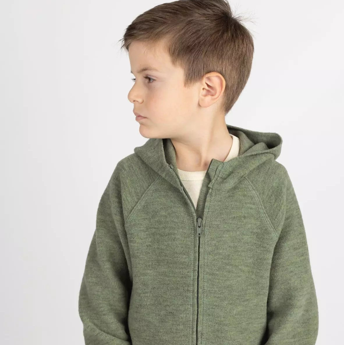 Veste Engel pour tout-petit/enfant, laine bouillie : PRÉCOMMANDE