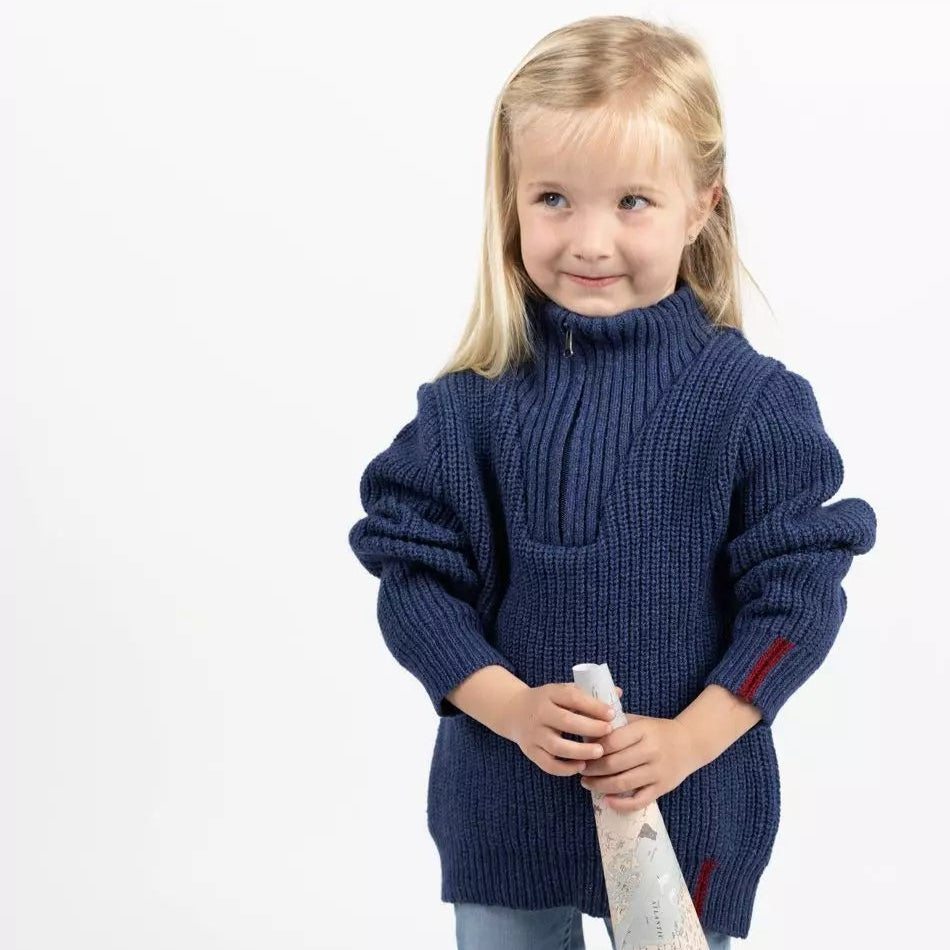 Engel Child Half-Zip Reborn Knit Sweater: PRE-ORDER Discontinued