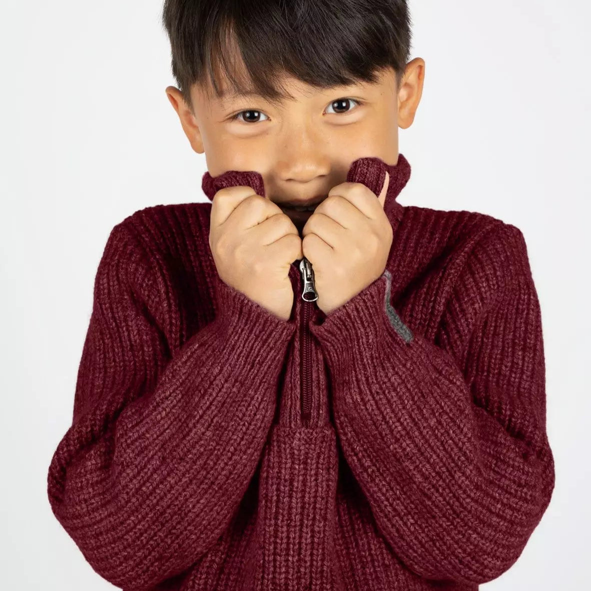 Engel Child Half-Zip Reborn Knit Sweater: PRE-ORDER Discontinued