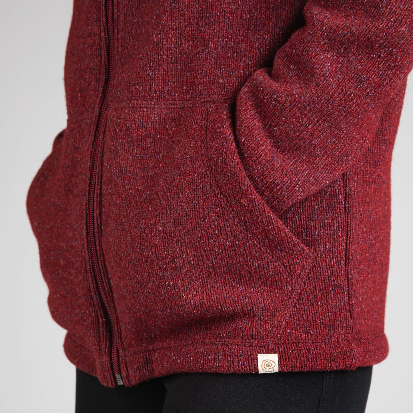 Engel Women's Hooded Reborn Knit Sweater with Zip: PRE-ORDER