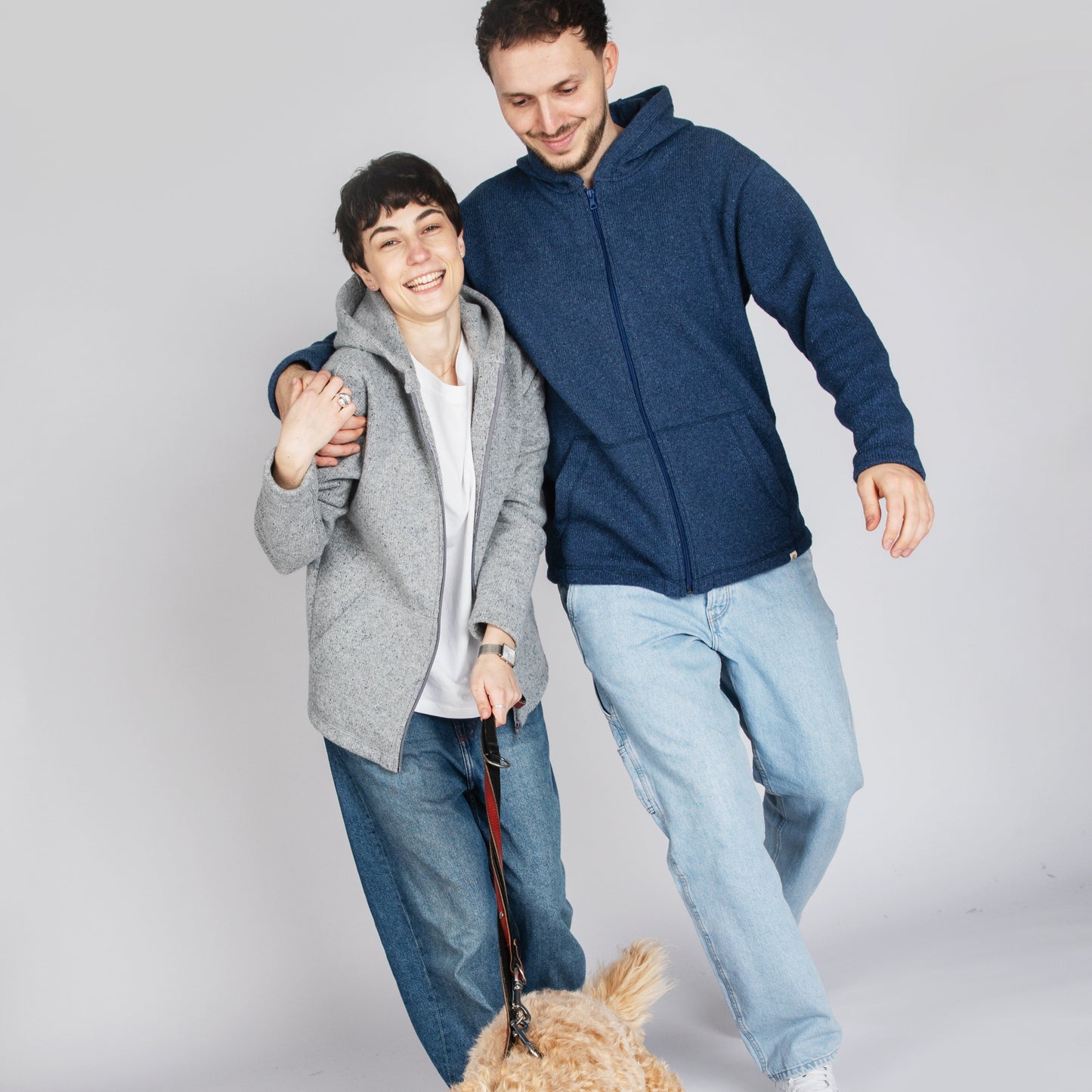 Engel Men's Hooded Reborn Knit Zipper Sweater: PRE-ORDER (Copy)