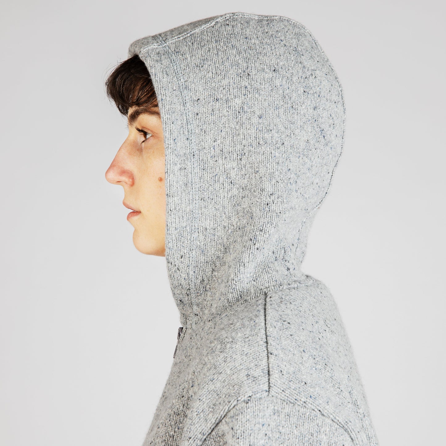 Engel Women's Hooded Reborn Knit Sweater with Zip: PRE-ORDER