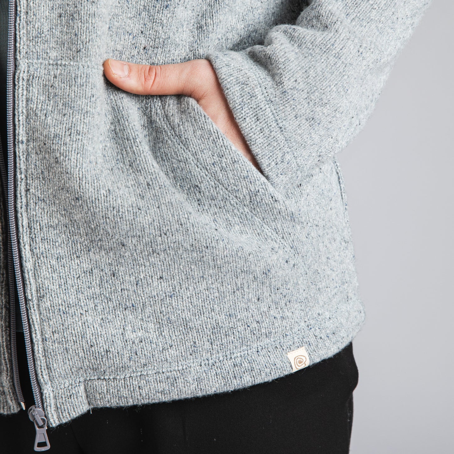 Engel Men's Hooded Reborn Knit Zipper Sweater: PRE-ORDER (Copy)