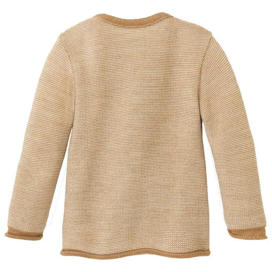 Disana Baby/Toddler Sweater with Button Closure, Melange Merino Wool Knit: PRE-ORDER