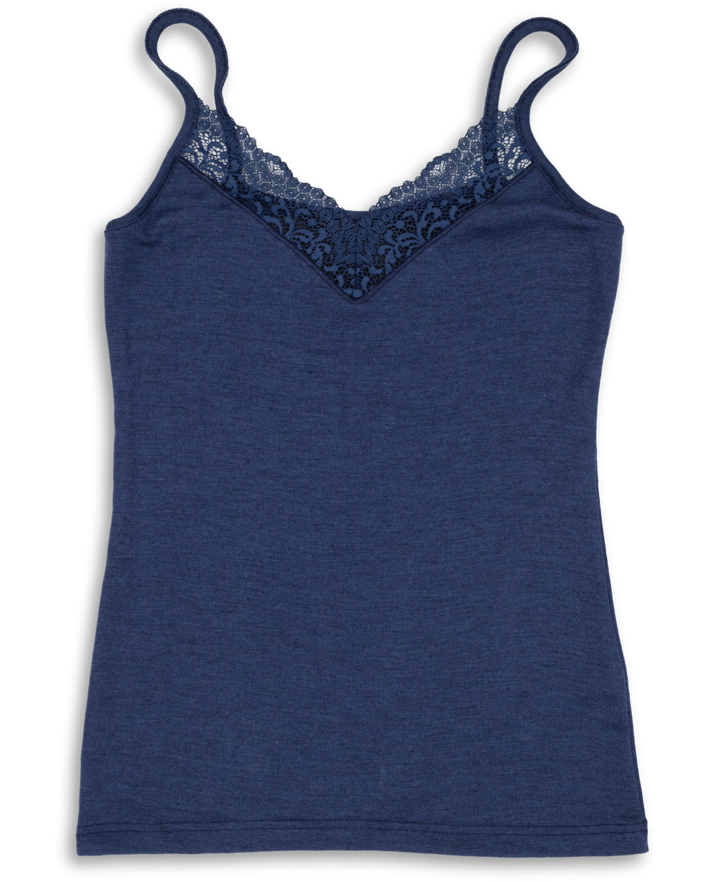 Engel Women's Camisole with Lace, Wool/Silk