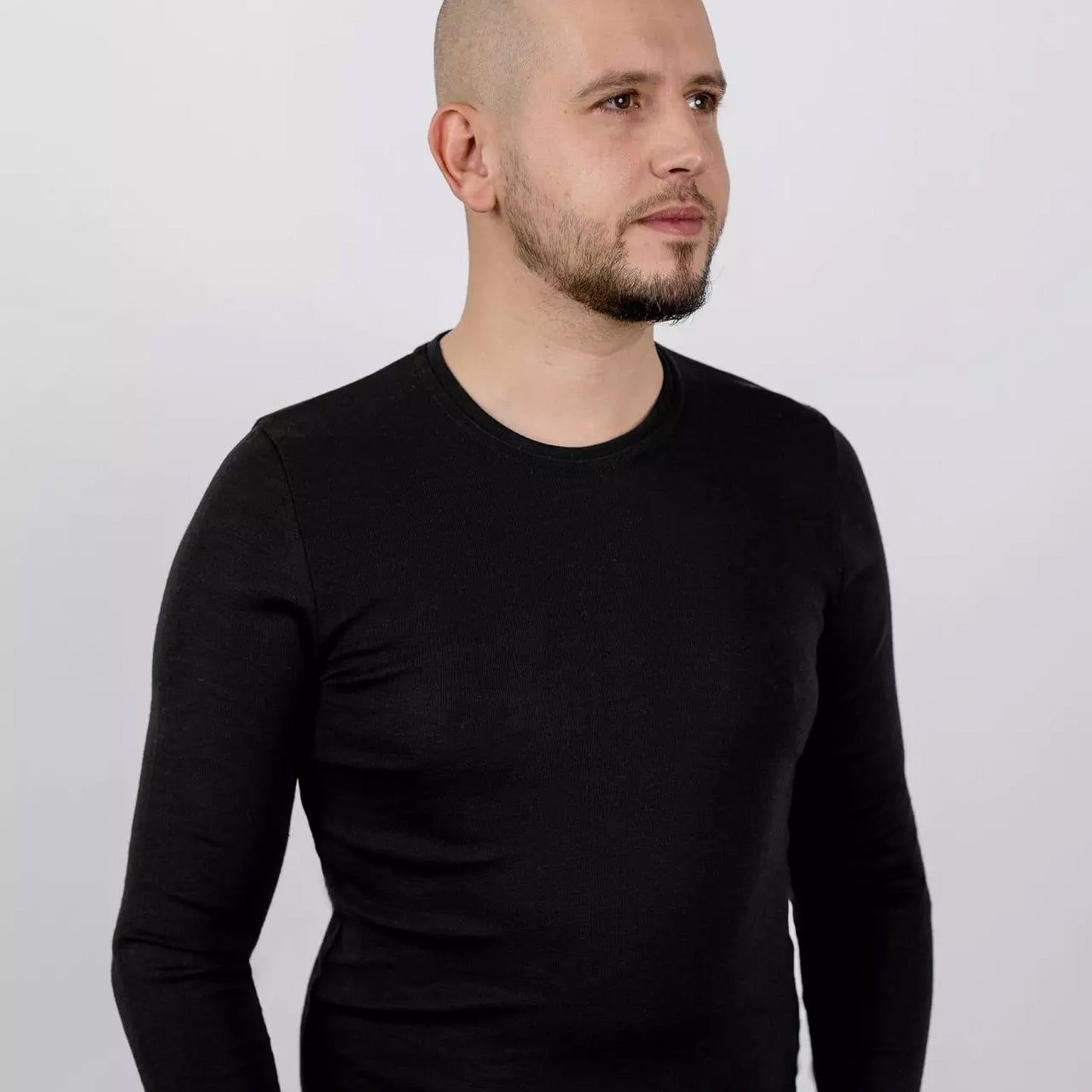 Engel Men Long Sleeve Shirt, Wool/Silk