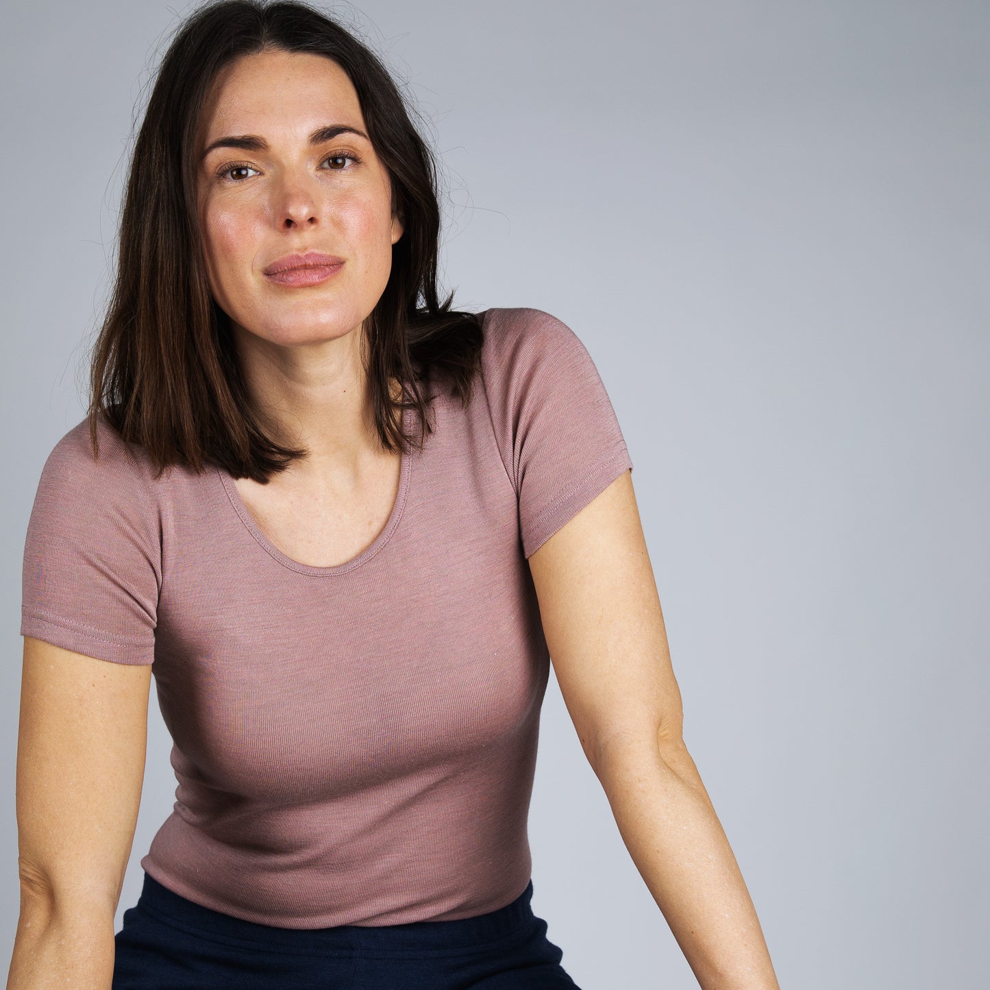 Engel Women T-Shirt, Wool/Silk