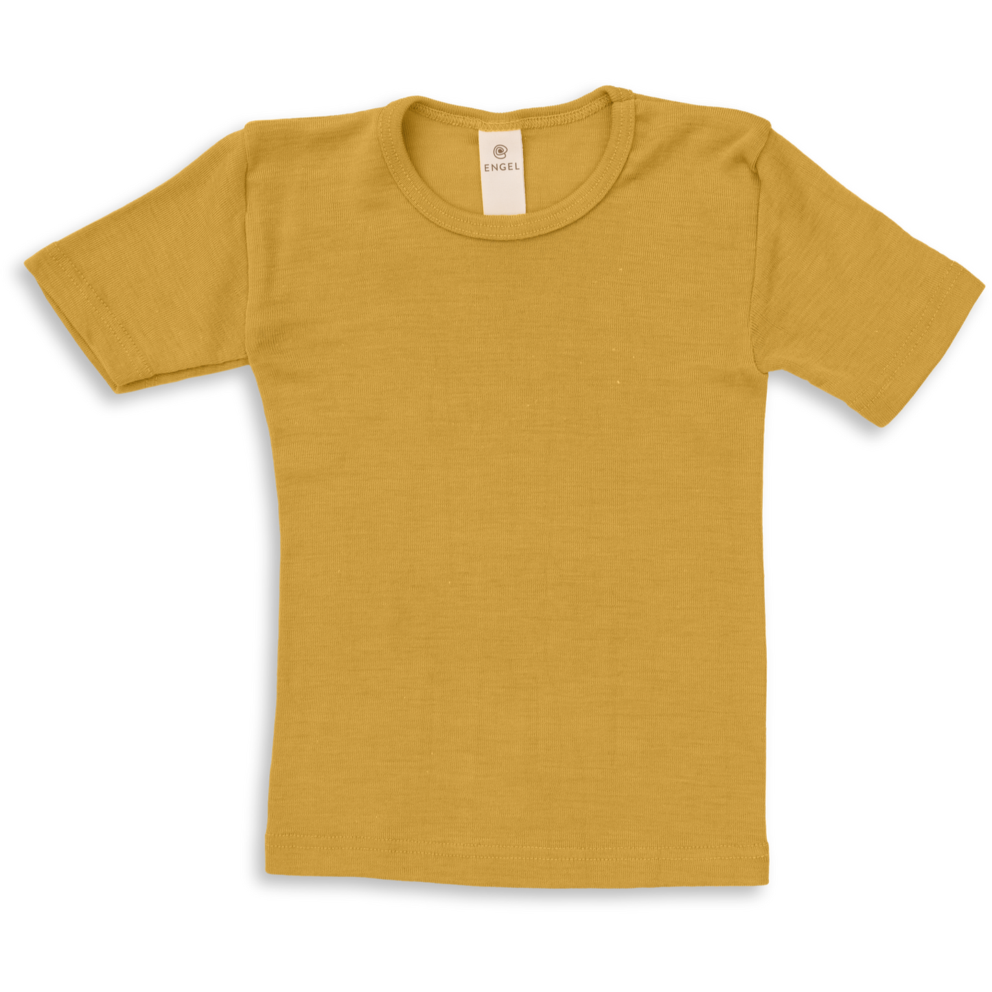 Chemise à manches courtes Engel pour enfant, laine/soie