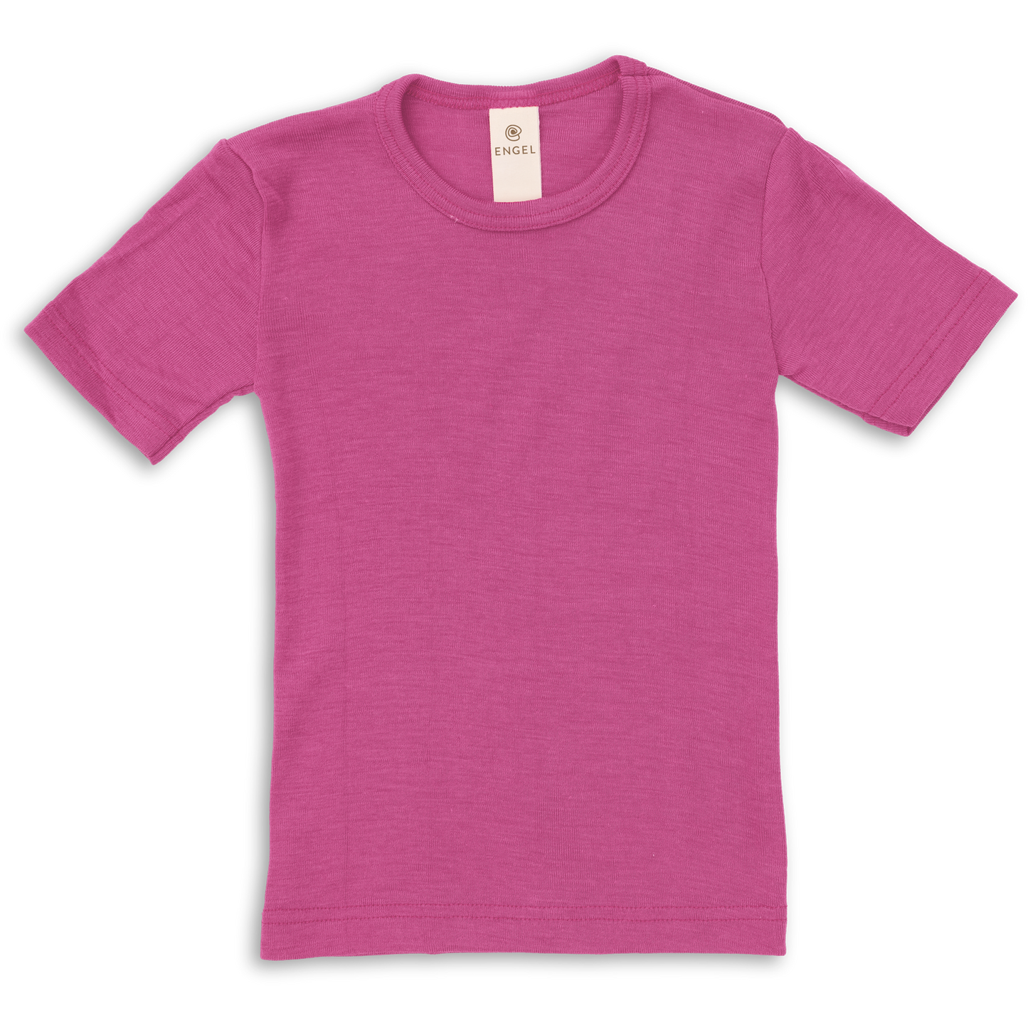 Pink t-shirt on a white background